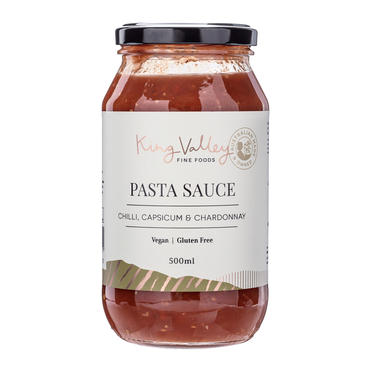 King Valley Fine Foods - Pasta Sauce - Chilli, Capsicum & Chardonnay