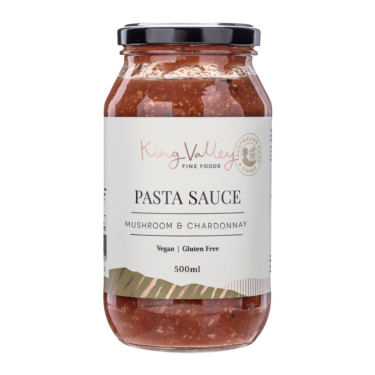 King Valley Fine Foods - Pasta Sauce - Mushroom & Chardonnay