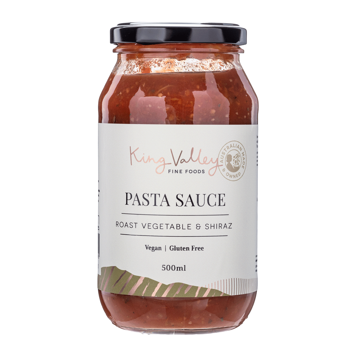 King Valley Fine Foods - Pasta Sauce - Roast Vegetable & Shiraz