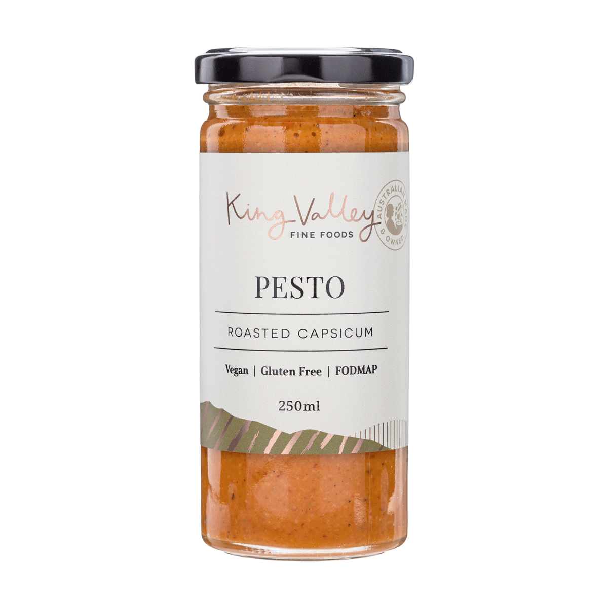 King Valley Fine Foods - Pesto - Roasted Capsicum