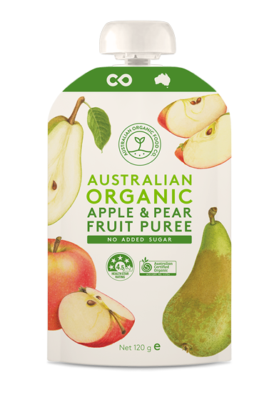 Australian Organic - Fruit Puree - Apple & Pear