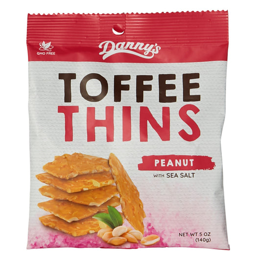 Danny's Toffee Thins - Peanut with Sea Salt