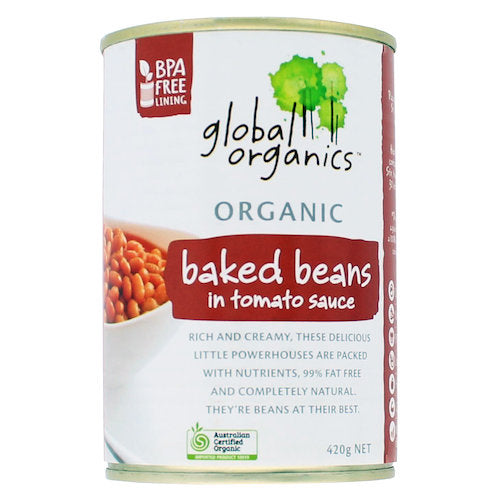 Global Organics - Baked Beans in Tomato Sauce